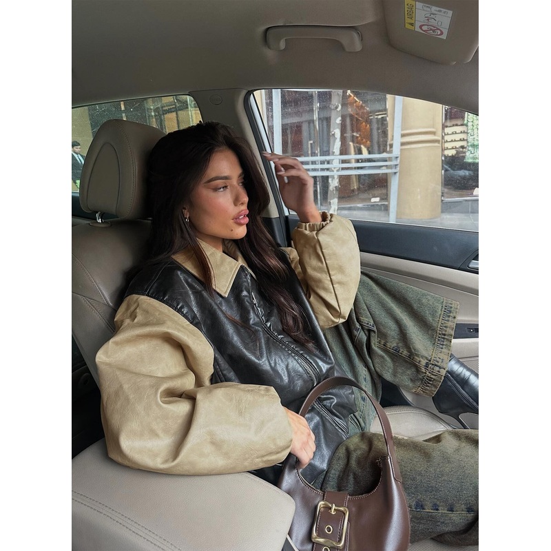 Nirvana Bomber Jacket Camel