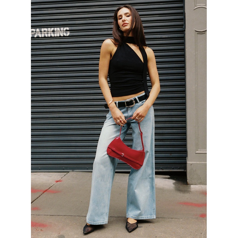 Ramos Low Rise Denim Jeans Light Wash
