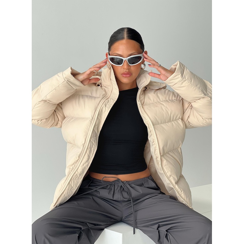 Dream Puff Technical Puffer Jacket Beige