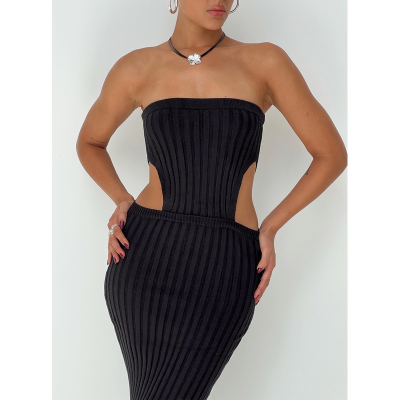 Olia Maxi Dress Black