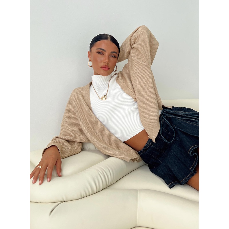Theo Cardigan Beige