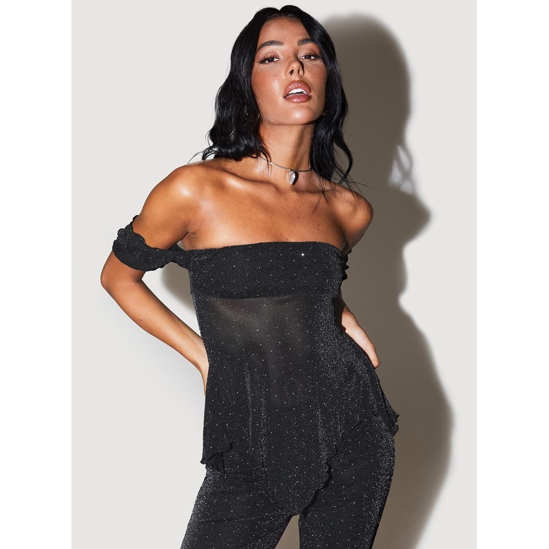 Wilka Off The Shoulder Top Black
