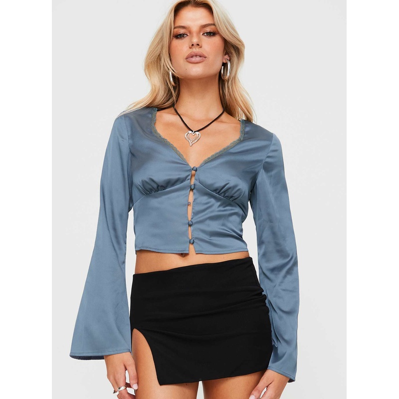 Brunner Long Sleeve Top Blue