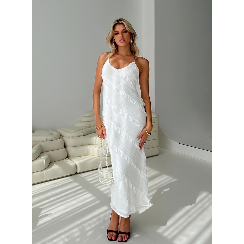Lars Maxi Dress White