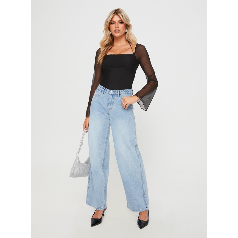 Maryanne Mid-rise Relaxed Jeans Light Wash