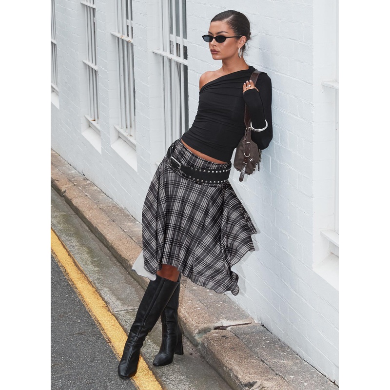 Beller Long Sleeve Top Black