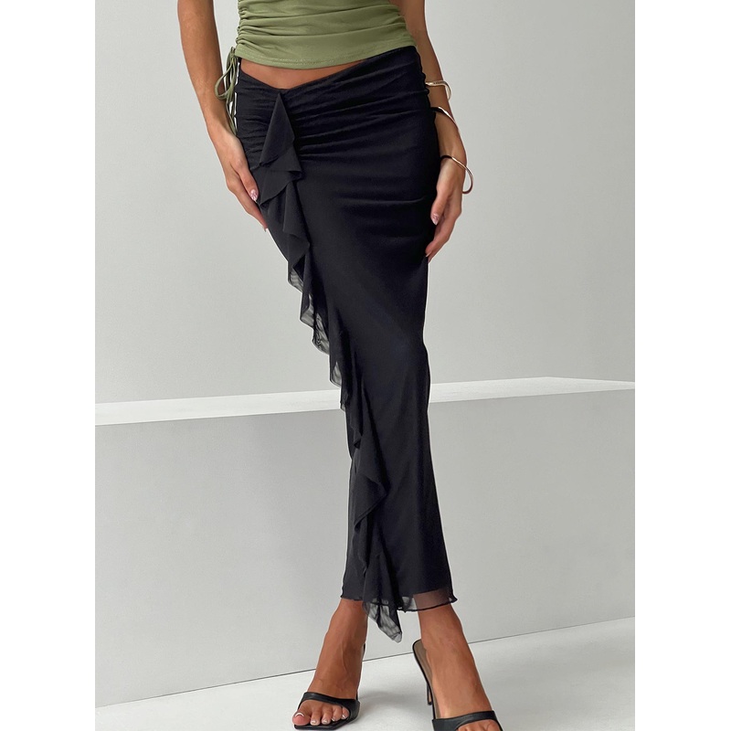 Fleming Maxi Skirt Black