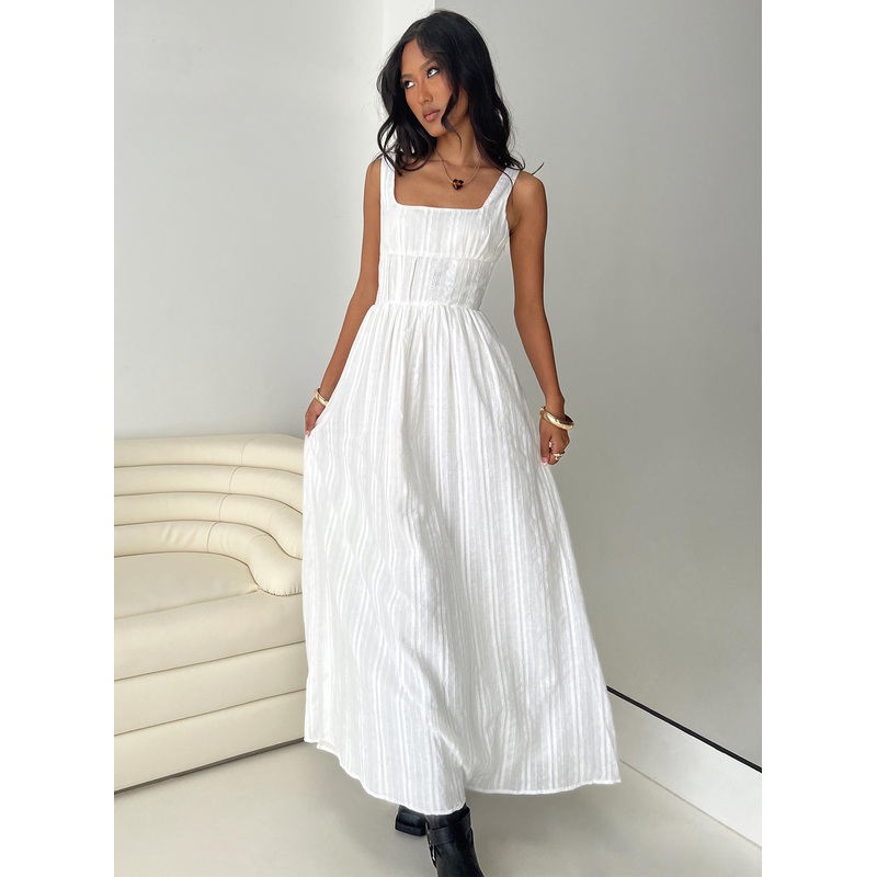 Lorinda Maxi Dress White