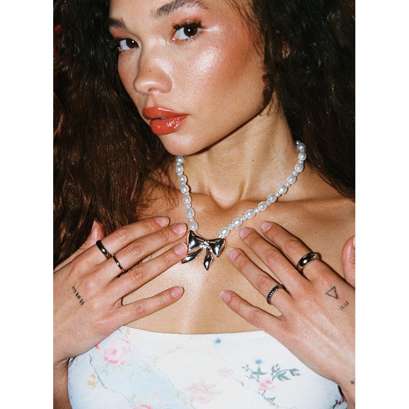 She's Not You Necklace Pearl