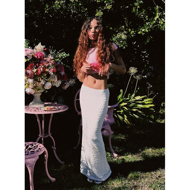 Venices Maxi Skirt Cream