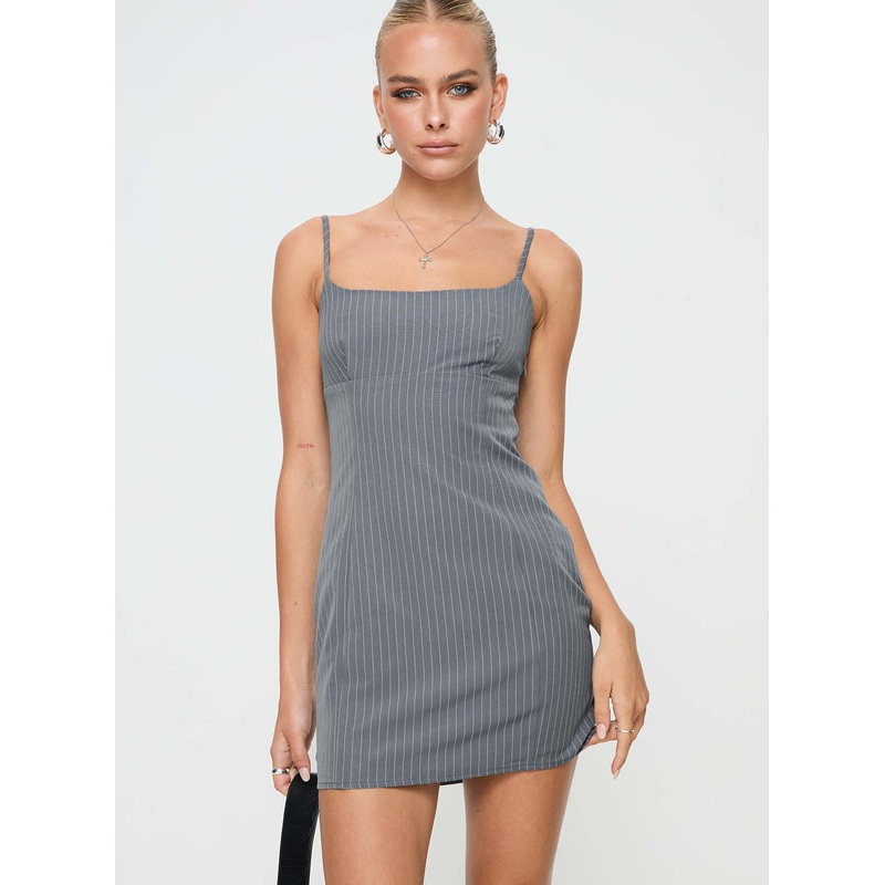 Bakers Mini Dress Grey