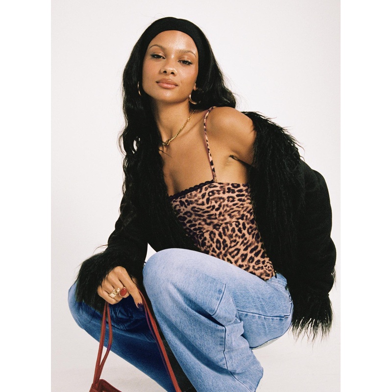 Lowden Faux Fur Jacket Black