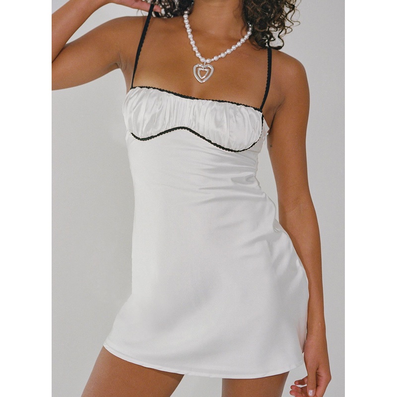 Stassey Mini Dress White