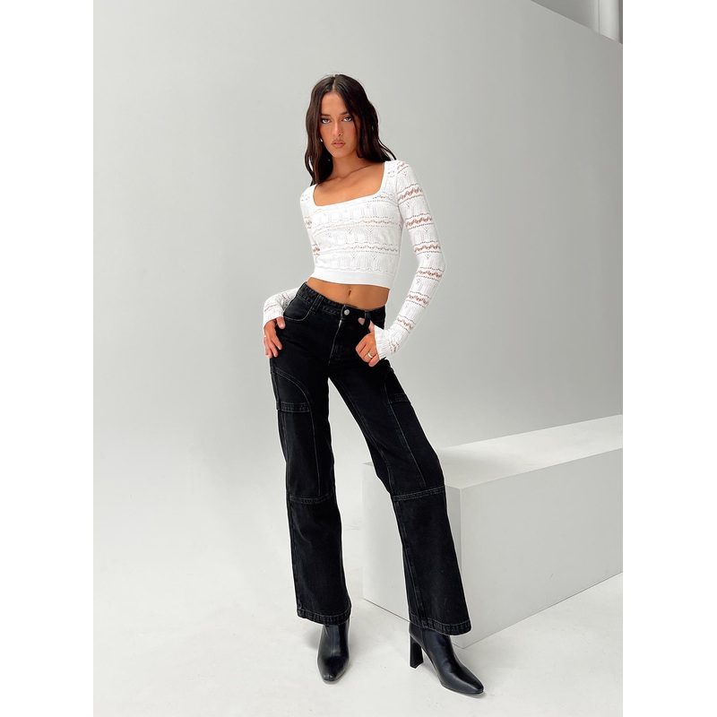 Adims Jeans Washed Black