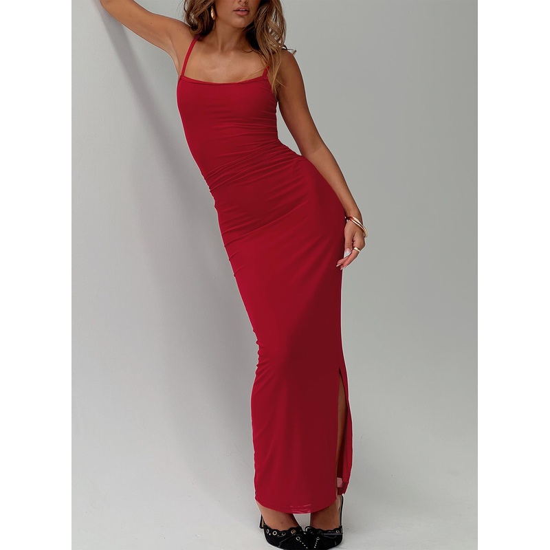 Apolline Maxi Dress Red