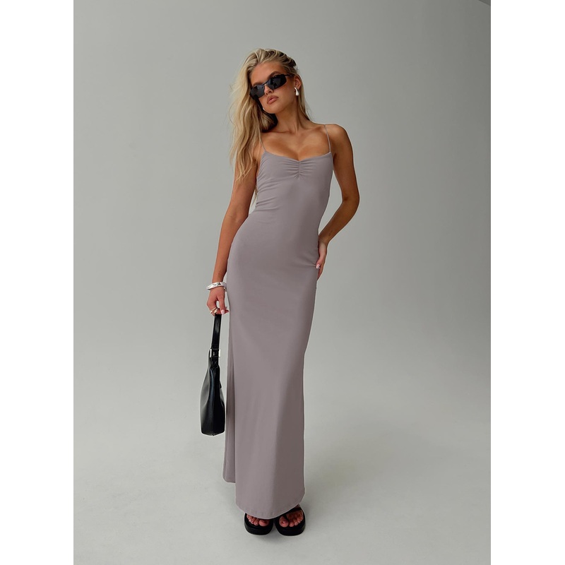 Arabellia Maxi Dress Grey