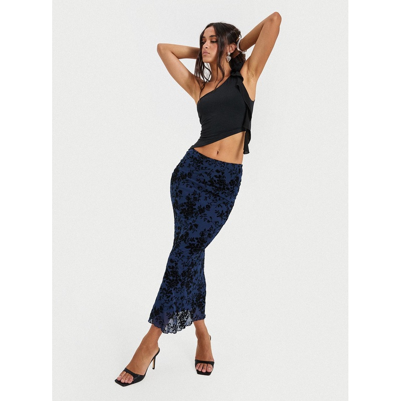 Catrina Maxi Skirt Navy