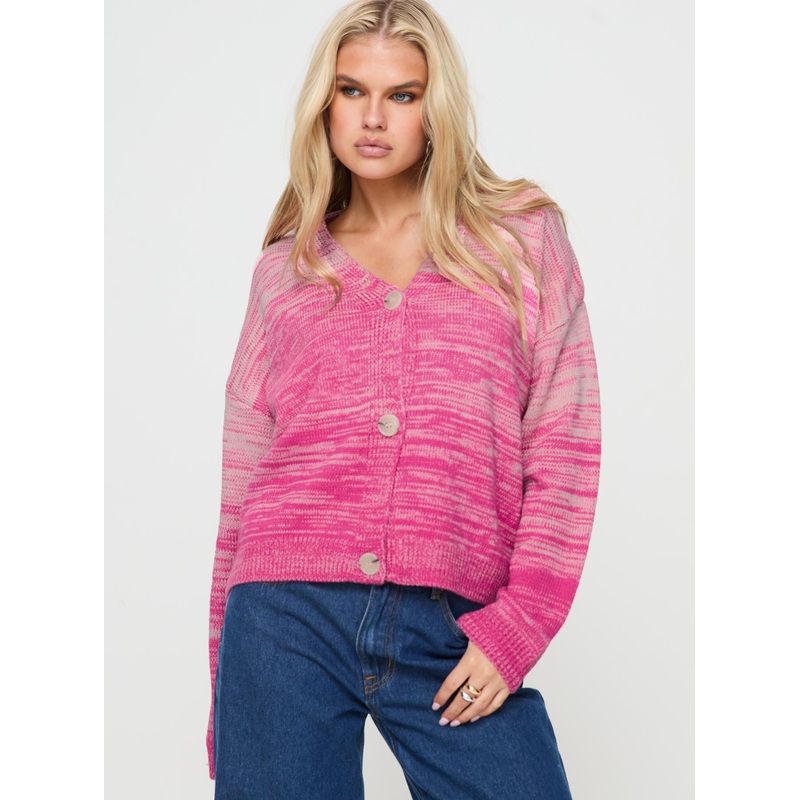 Emikio Cardigan Ombre Pink