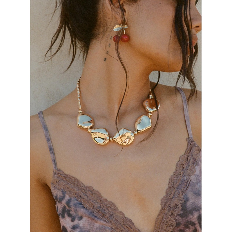 Graviete Necklace Gold