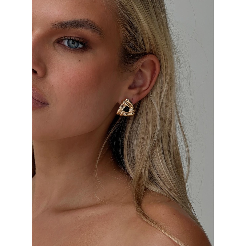 Hayworth Earrings Gold