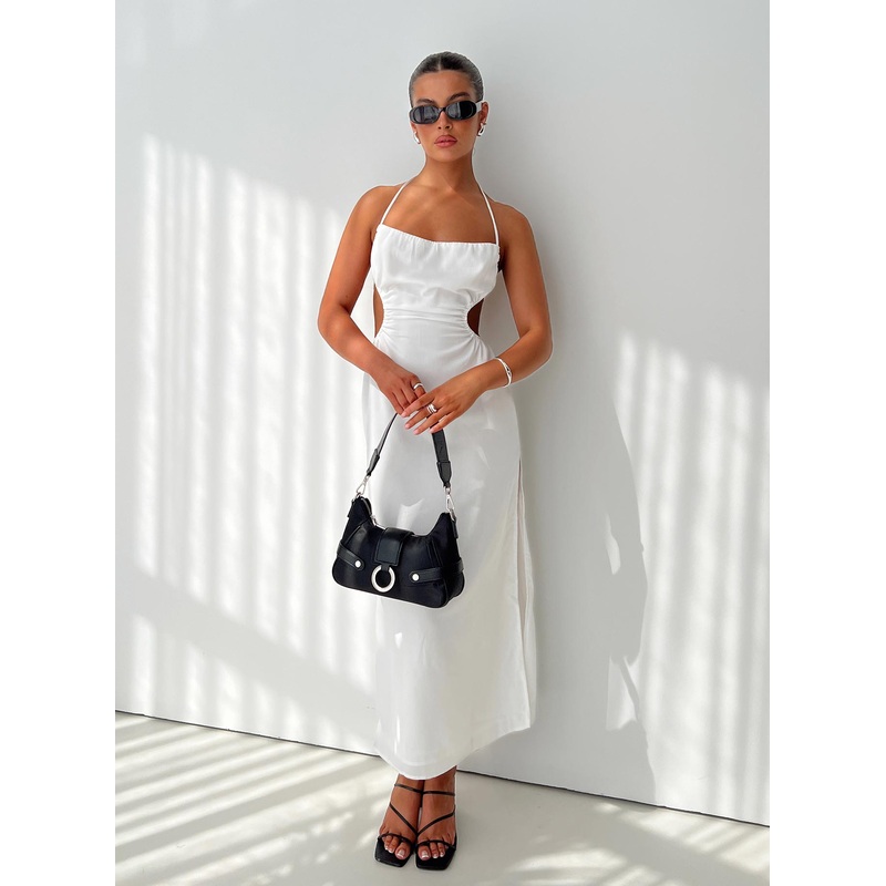 Tailor Maxi Dress White