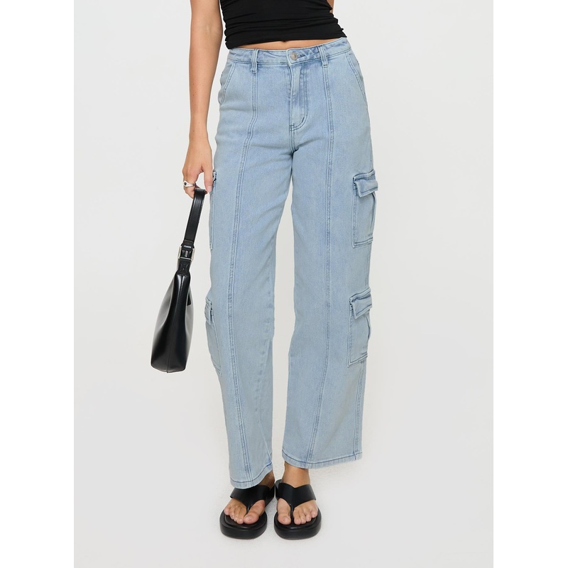 Nosita Cargo Jeans Light Wash