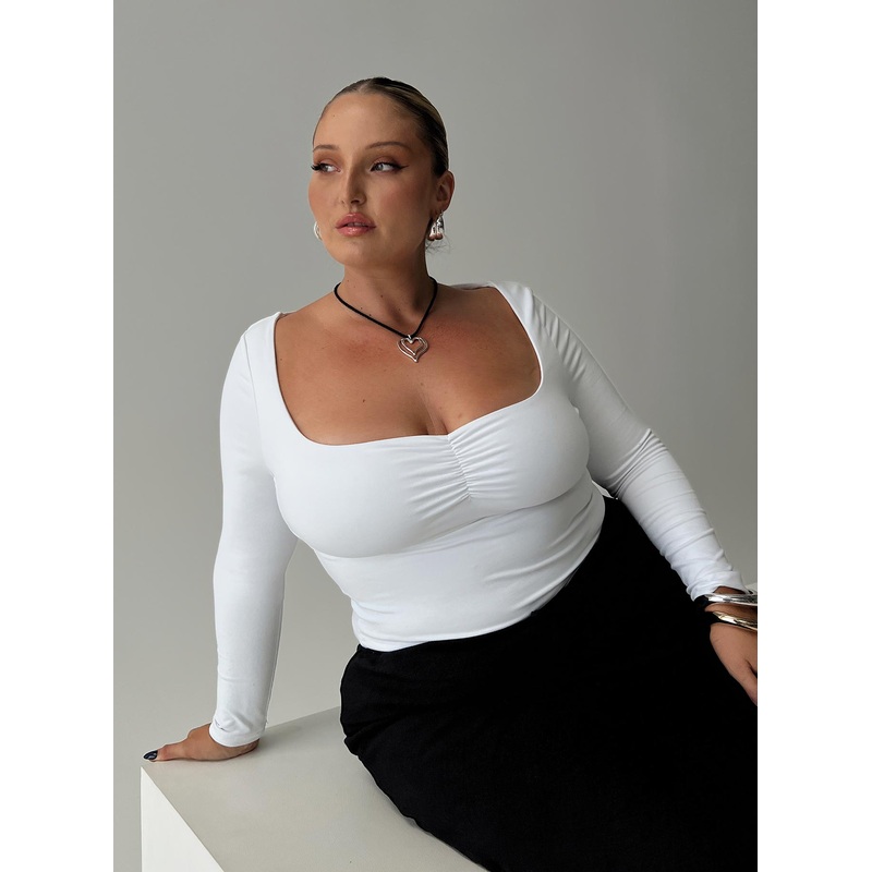 Selenie Long Sleeve Top Ice Curve