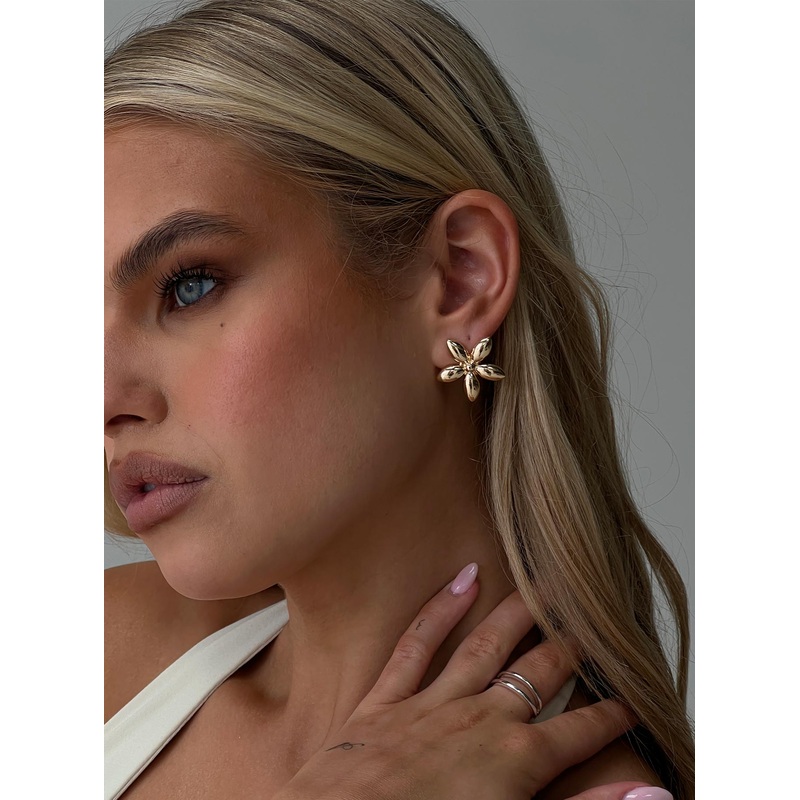 Torquil Earrings Gold