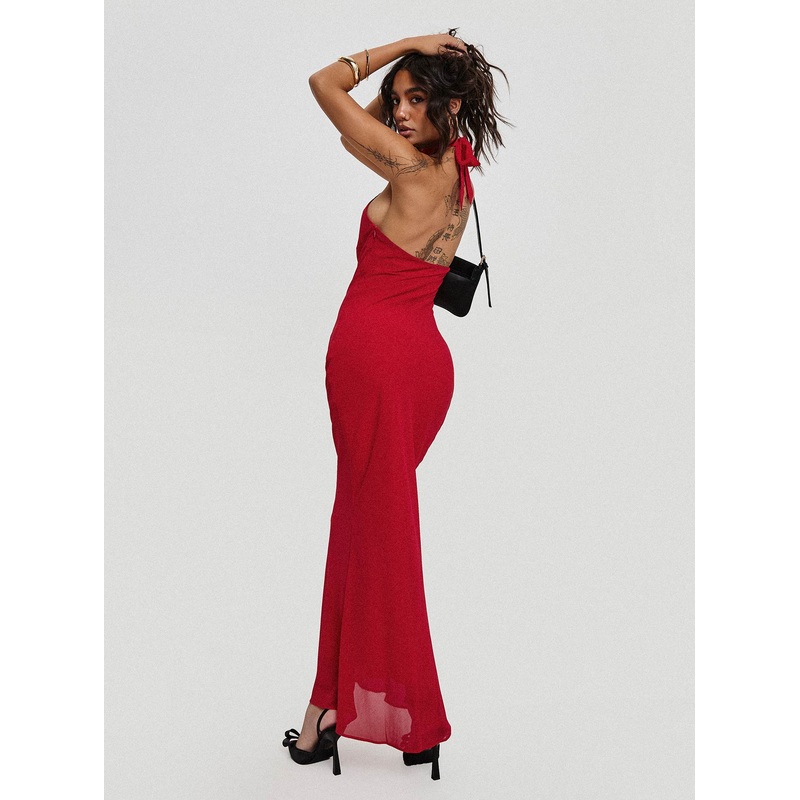 Abriela Maxi Dress Red