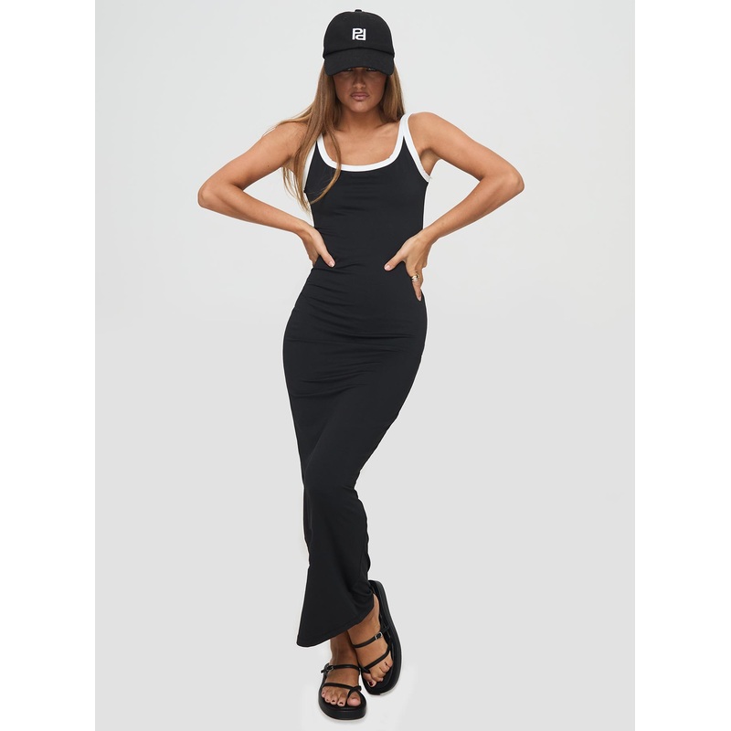 Caputo Maxi Dress Black