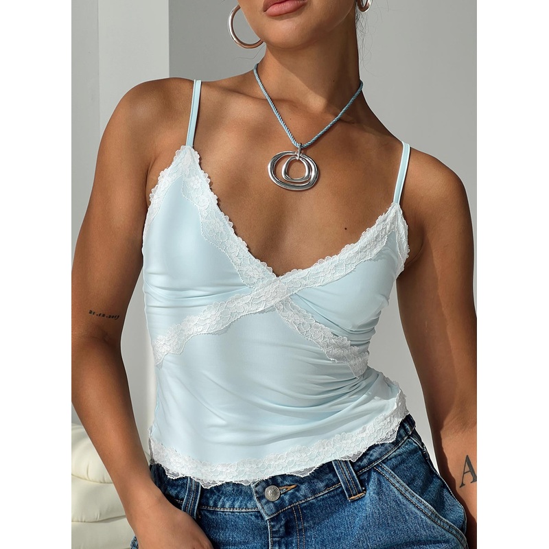 Cinq Cami Top Baby Blue