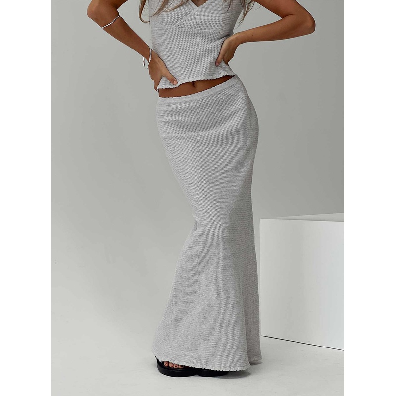 Just Like That Maxi Skirt Grey