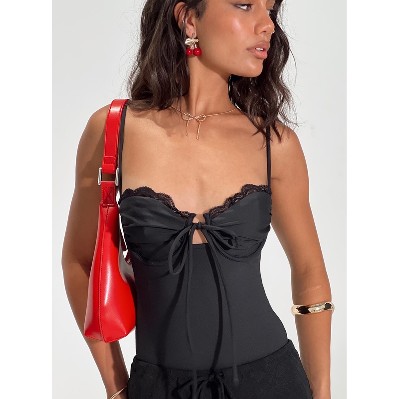 Monument Bodysuit Black