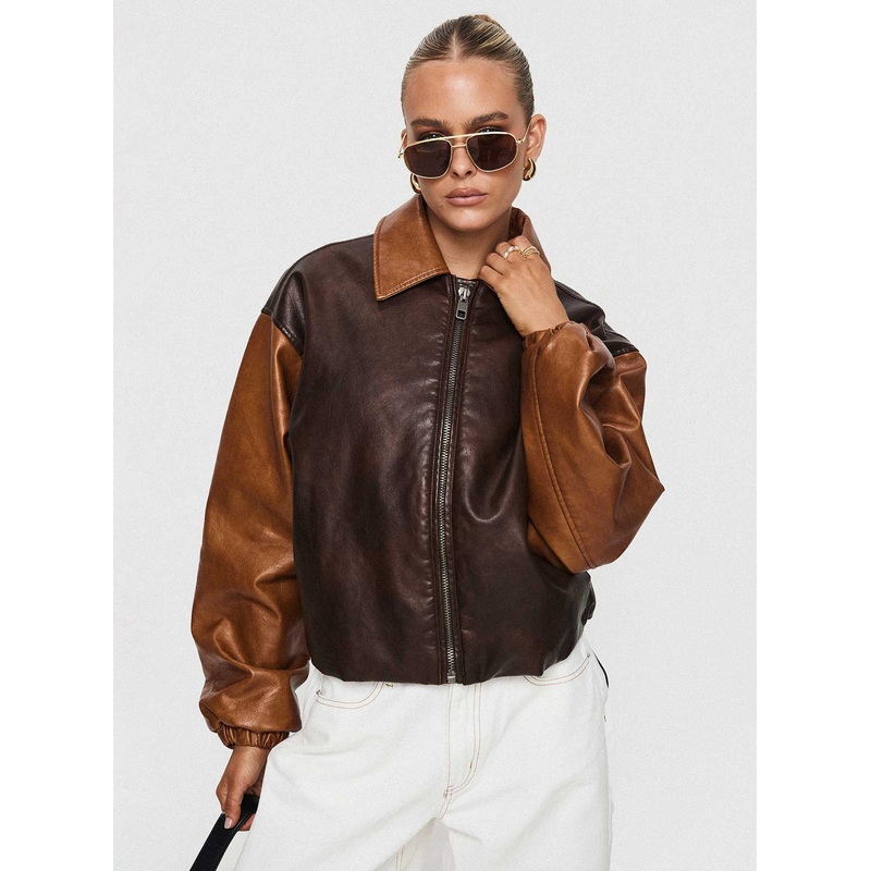 Nirvana Bomber Jacket Chocolate