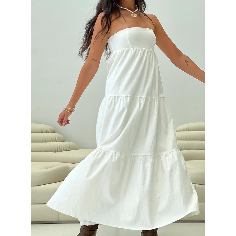 Osment Maxi Dress White