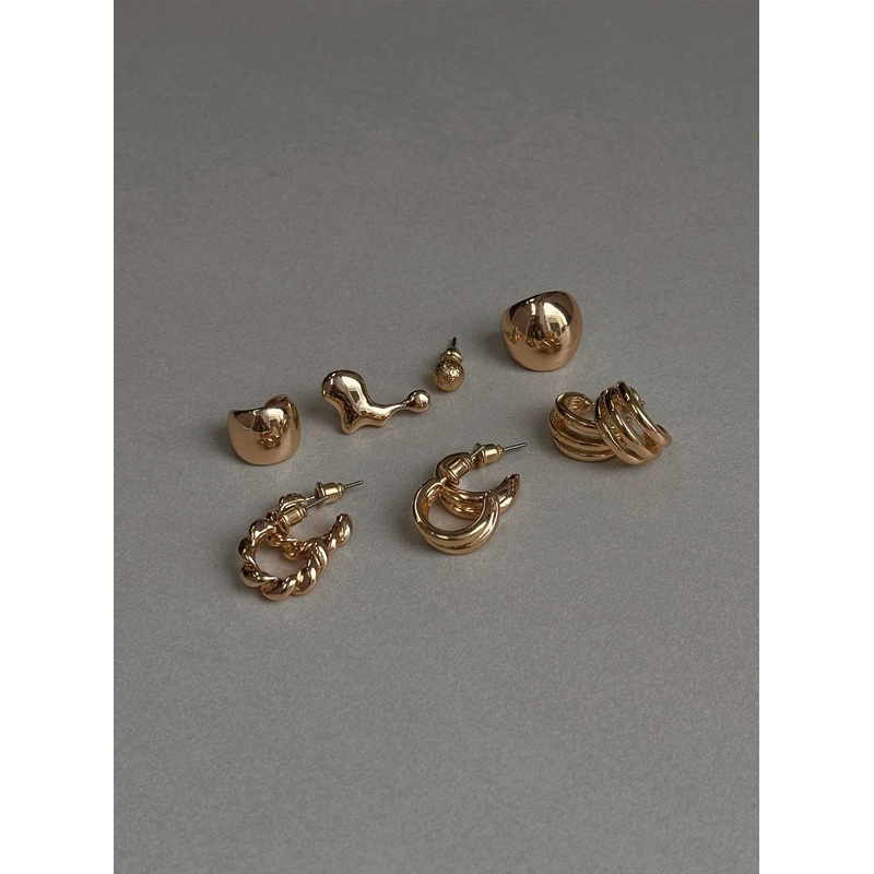 Pantheress Earring Pack Gold