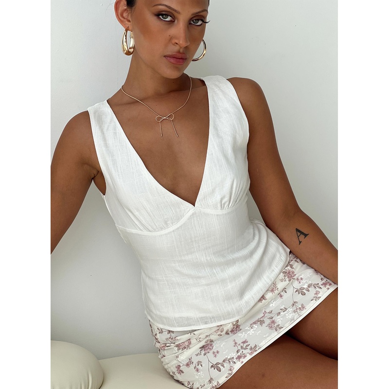 Solandria Top White