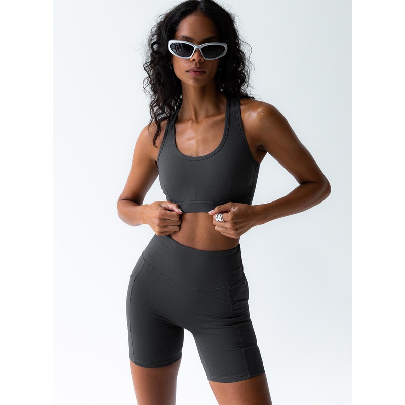 Conquer Activewear Shorts Grey