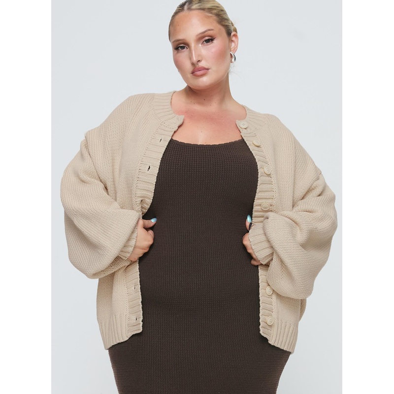 Edern Cardigan Cream Curve