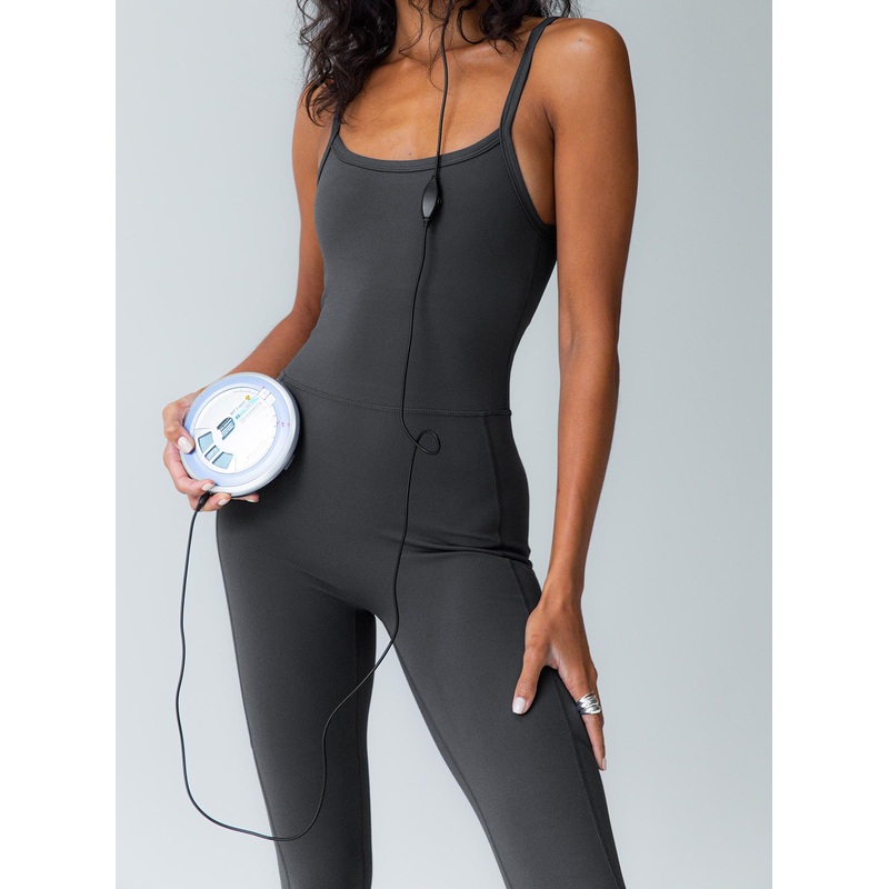 Go Getter Activewear Jumpsuit Grey