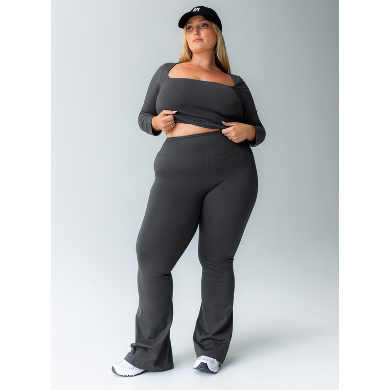 Integrity Activewear Yoga Pants Grey Curve
