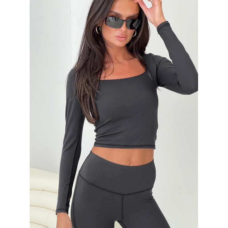 Thriving Activewear Top Grey