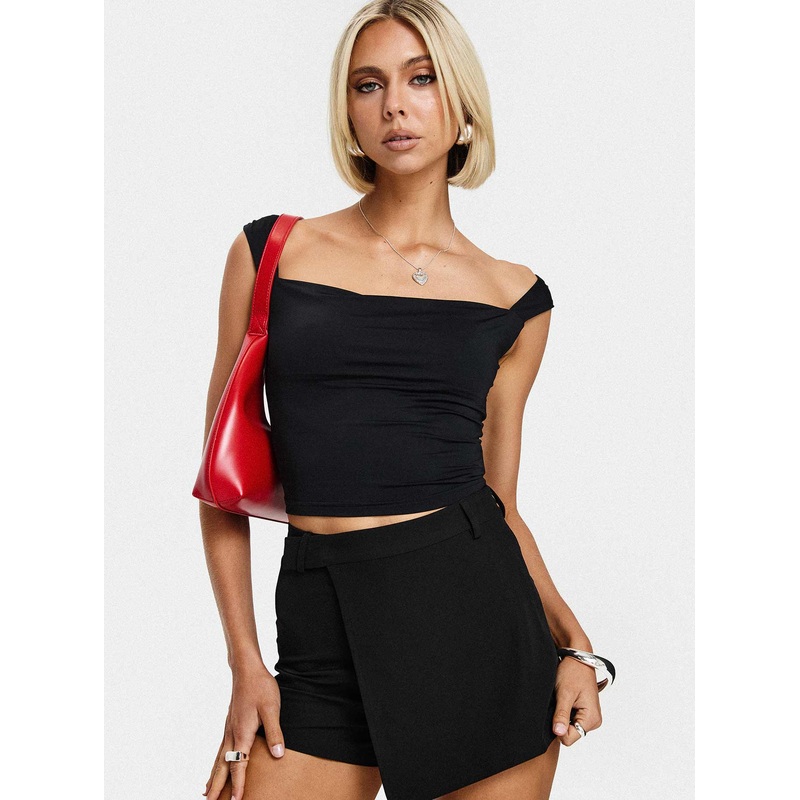 Unwind Top Black