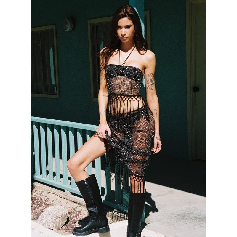 Alnet Maxi Skirt Black