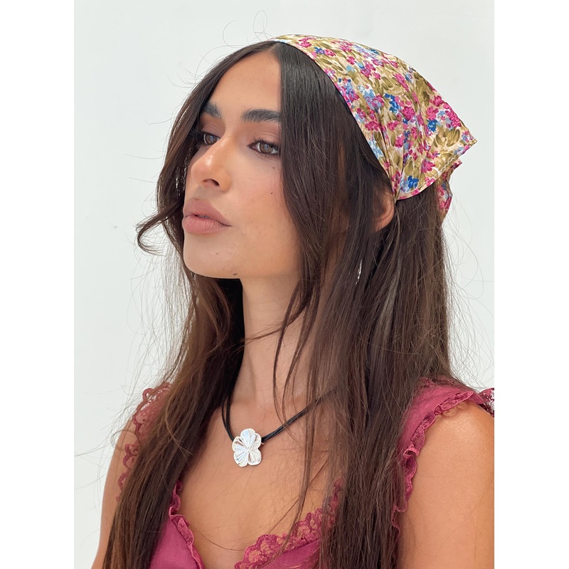 Belong To The Sun Hair Scarf Pink Multi