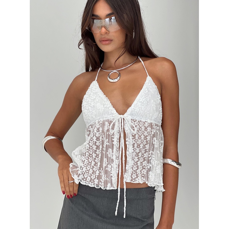 Chantria Lace Top White
