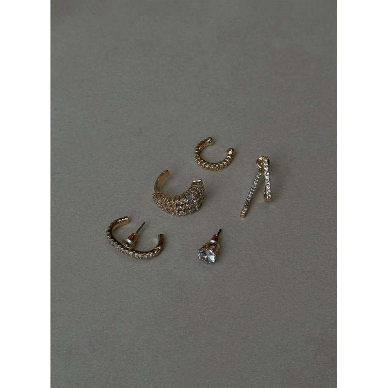 Cuffing Season Earring Pack Gold