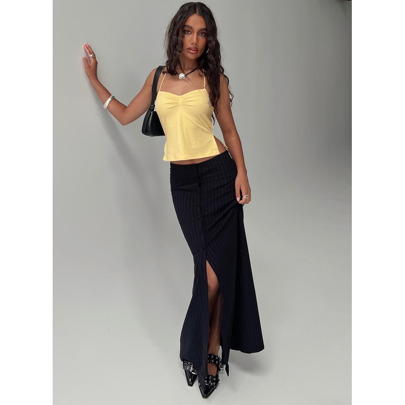 Livie Maxi Skirt Black