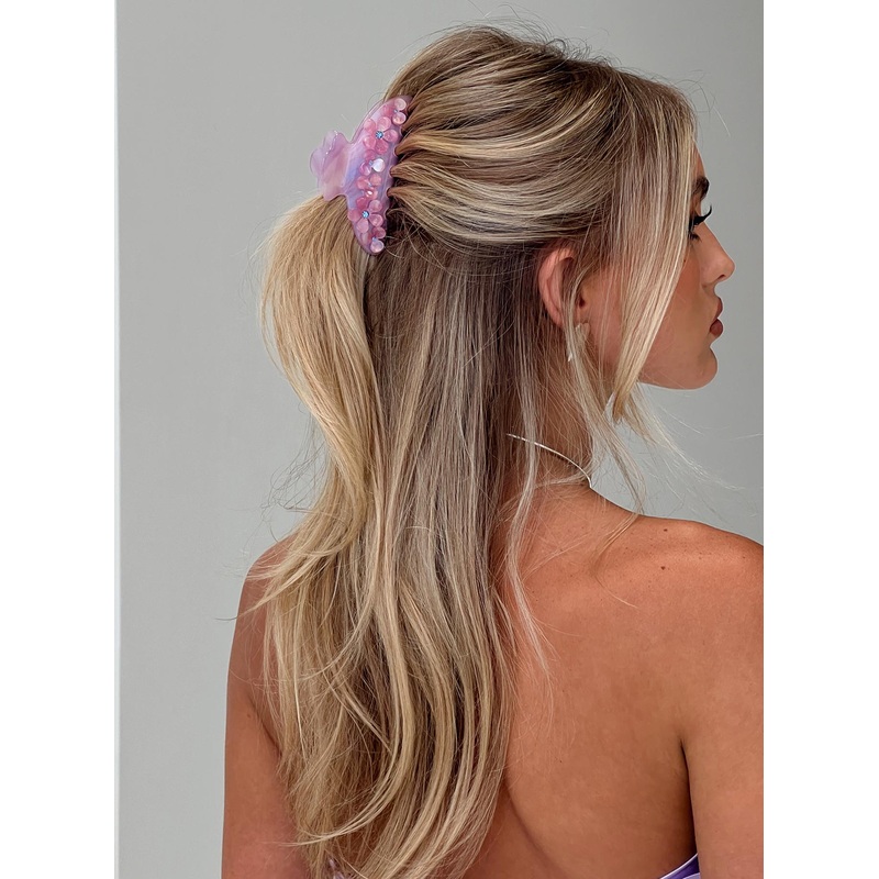 Be Careful Flower Hair Clip Multi