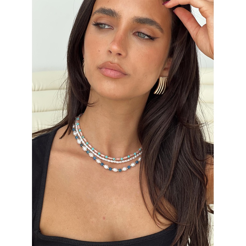 Dawsorn Beaded Necklace Pack Gold / Multi